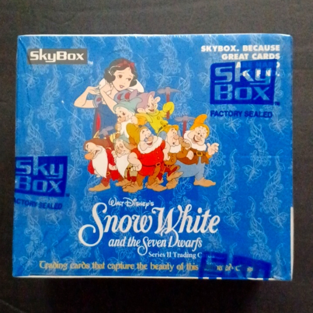Snow White Disney Movie Series 2 Jumbo Card Box 24 Packs Skybox 1994